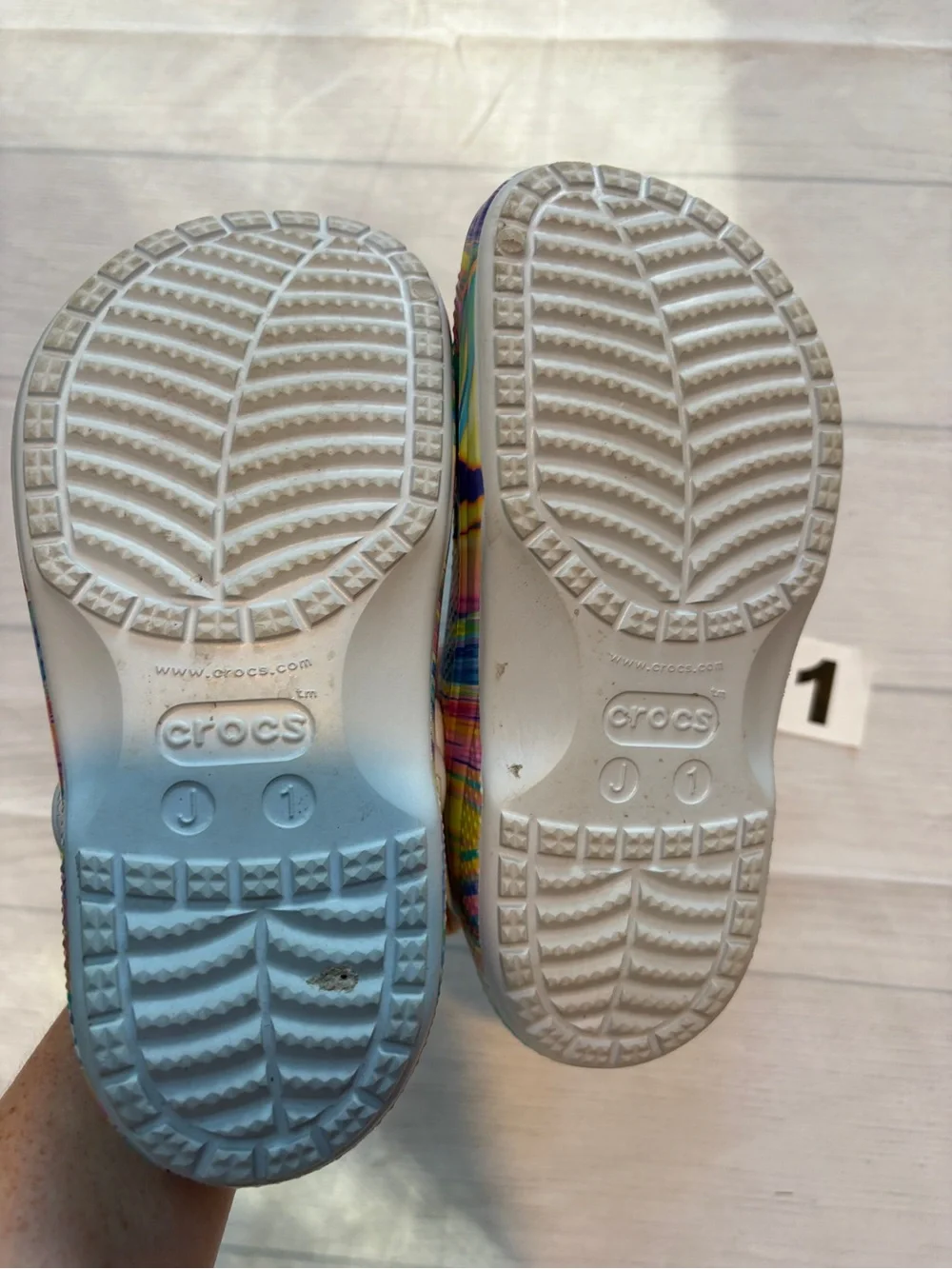 Kids Multicolor Swirl Fleece-Lined Clogs